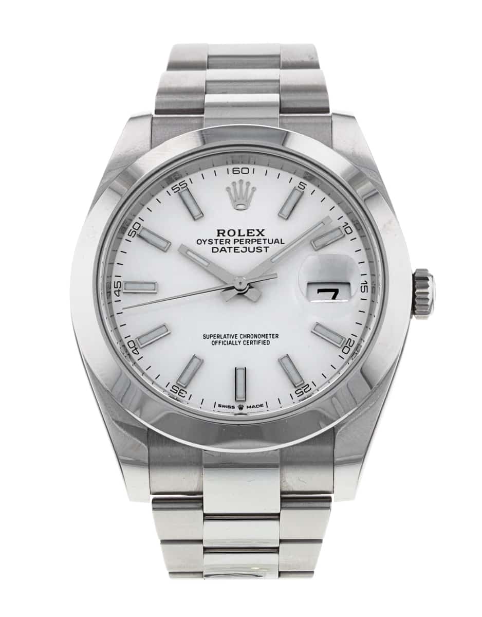 Rolex 126300 white best sale